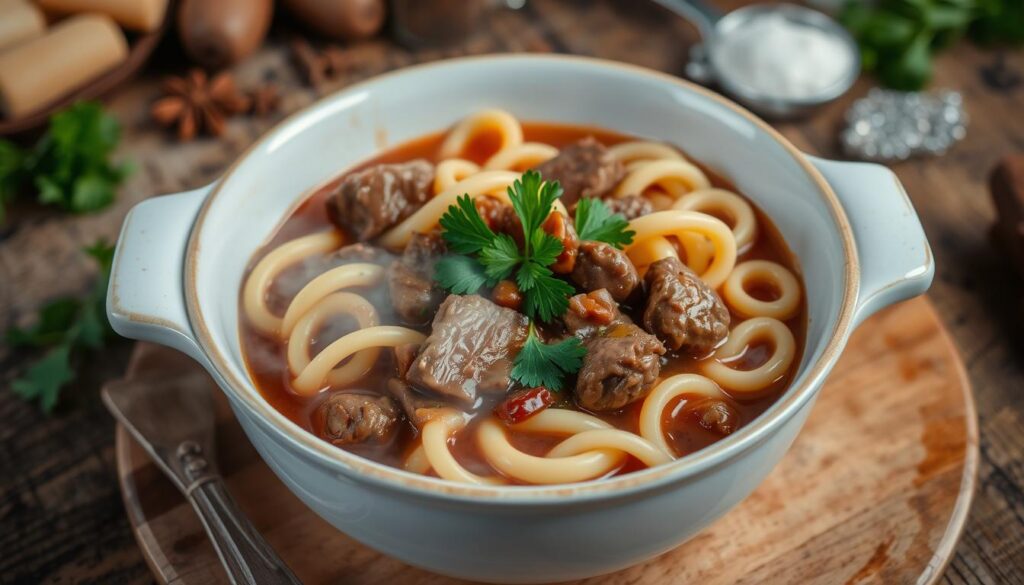 Beef and Noodles