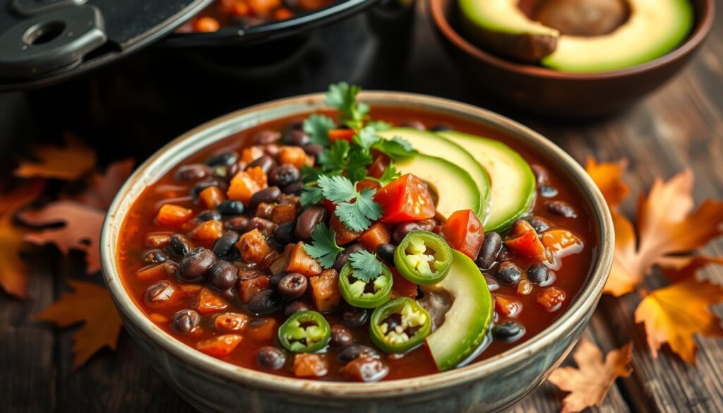 Black Bean and Chipotle Chili