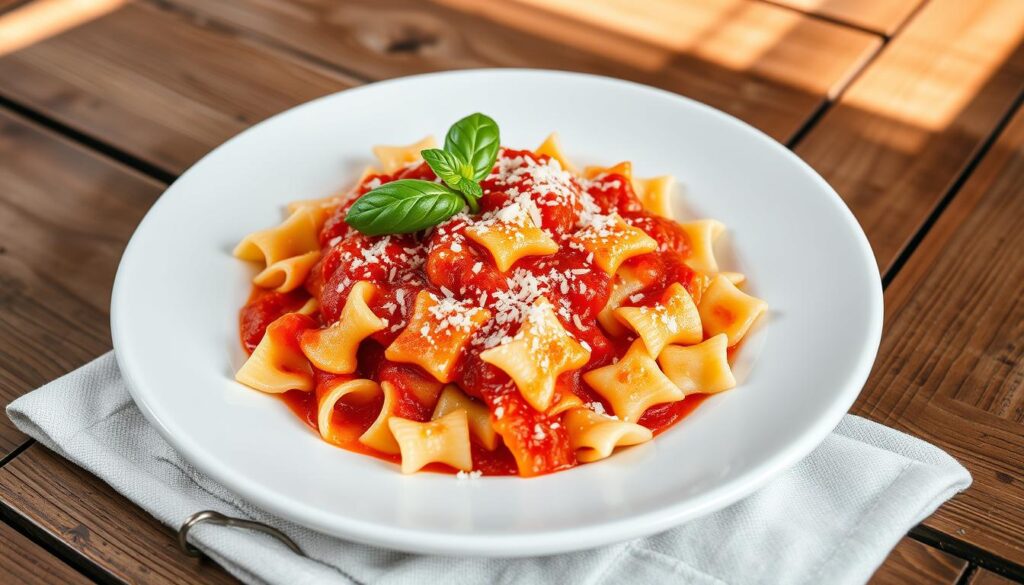 Bow Tie Pasta with Marinara Sauce