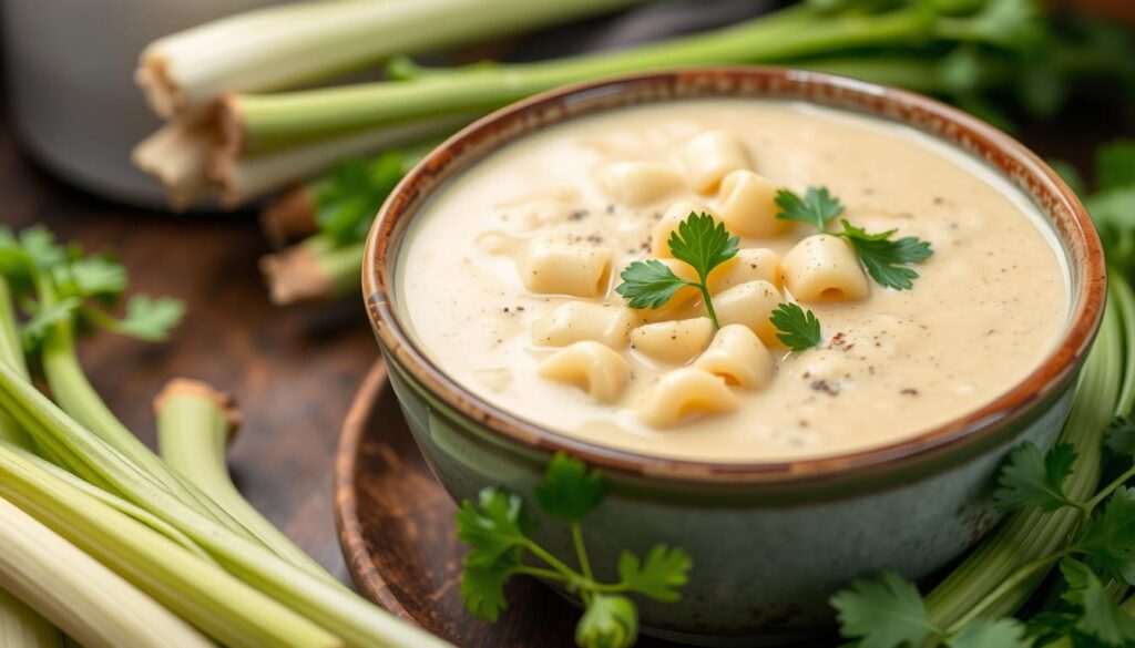 Celery Macaroni Soup