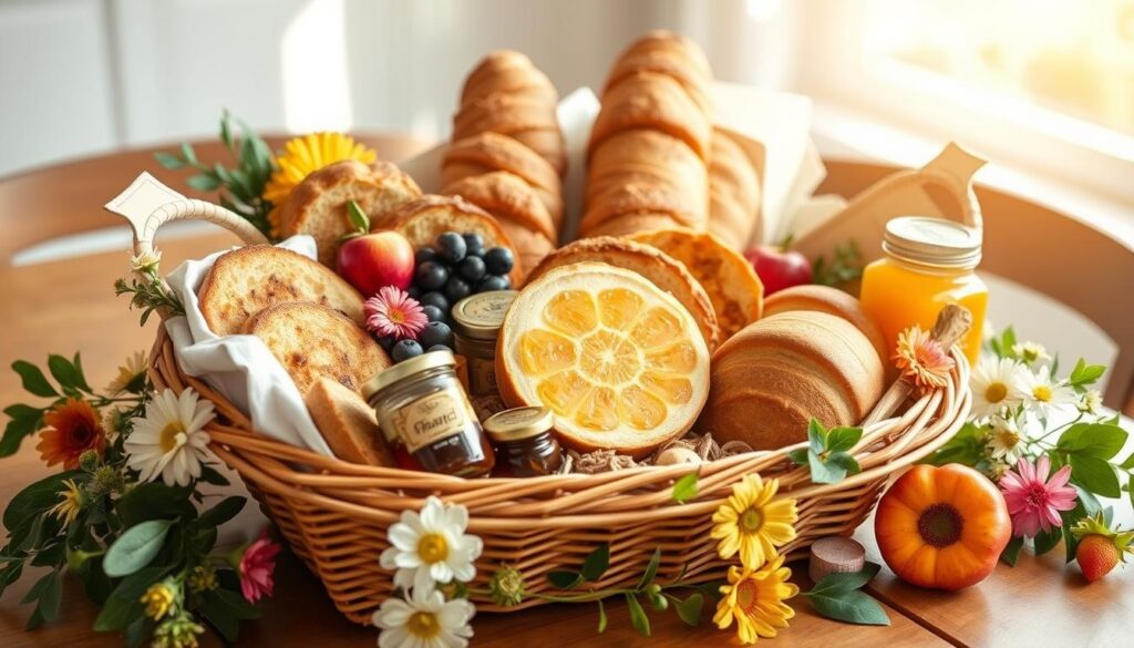 DIY breakfast basket