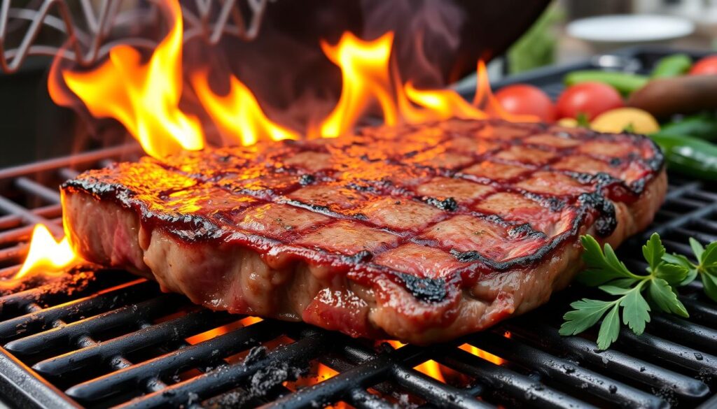 Grilling Steak