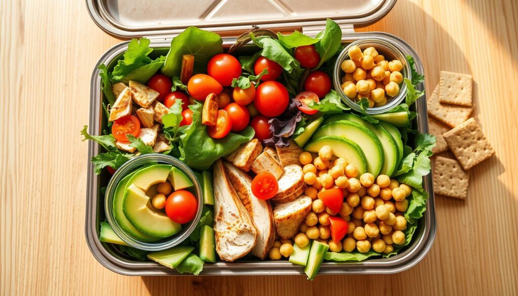 Healthy lunch box meals