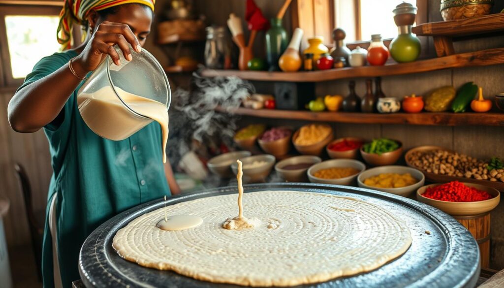 Making Injera