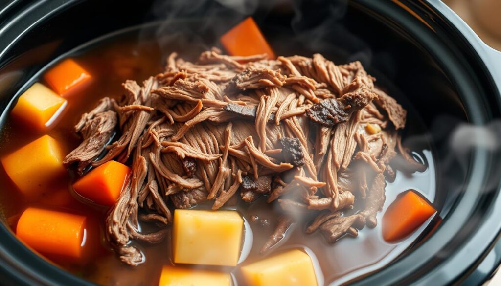 Slow cooker beef roast