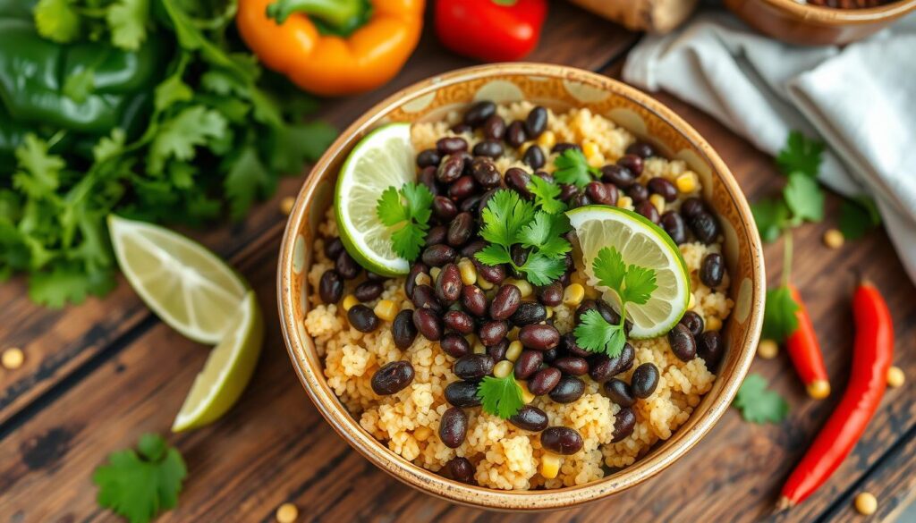 Smoky Couscous with Black Beans