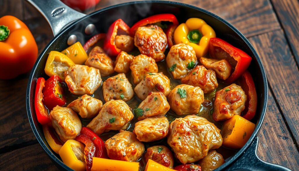 chicken and peppers recipe