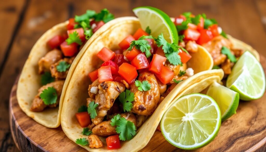 chicken apple sausage tacos