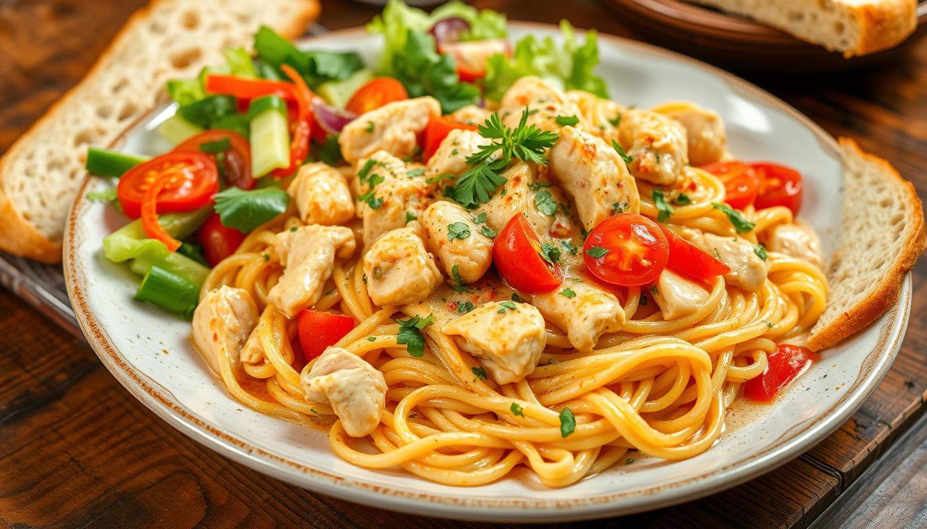 chicken spaghetti recipe with rotel