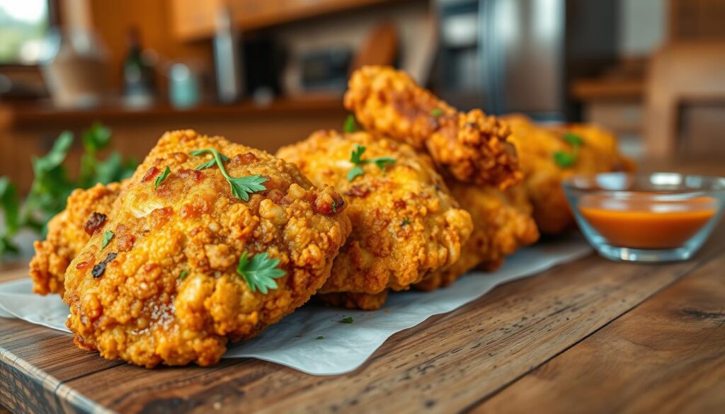 fried chicken thighs