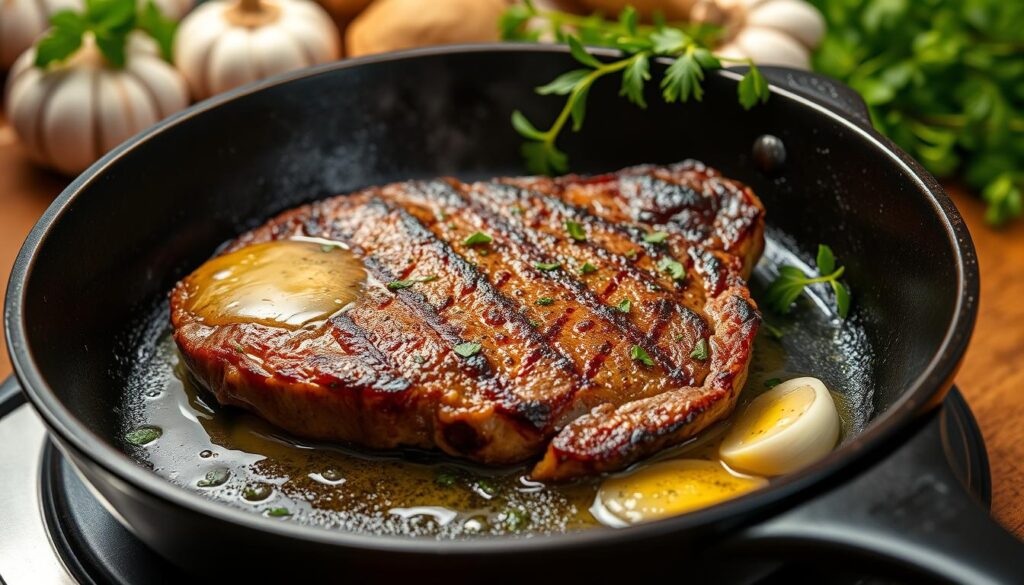 garlic butter steak