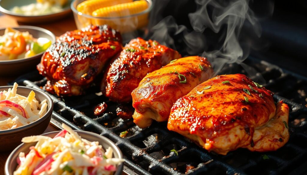 grilled chicken thighs