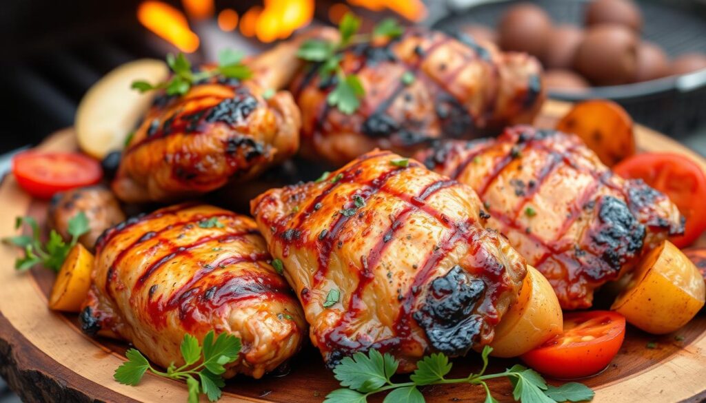 grilled chicken thighs