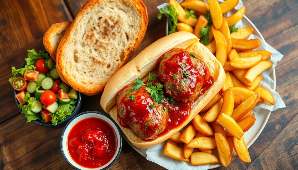 meatball hoagie side dishes