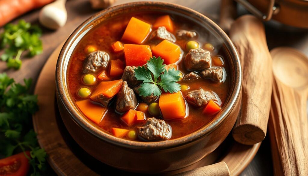 old fashioned vegetable beef soup recipe