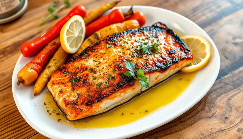 salmon steak