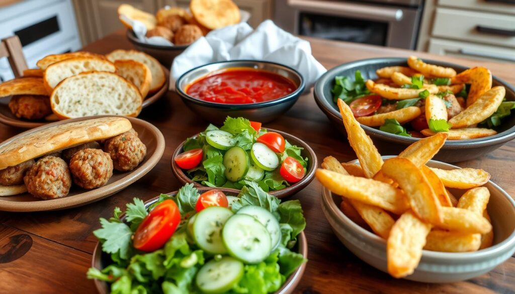 side dish for meatball sandwiches