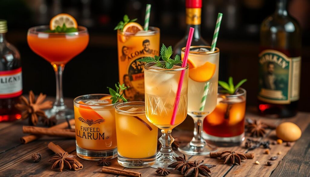 spiced rum drink recipes