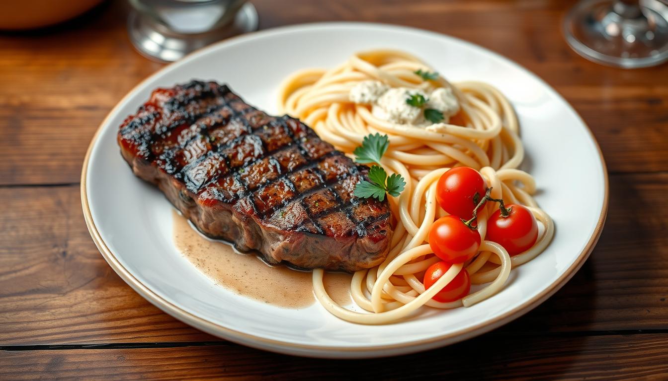 steak and pasta recipes