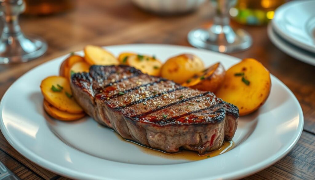 steak plating