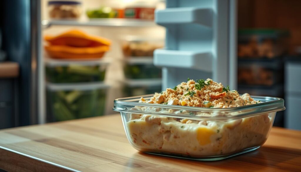 storing leftover turkey tetrazzini