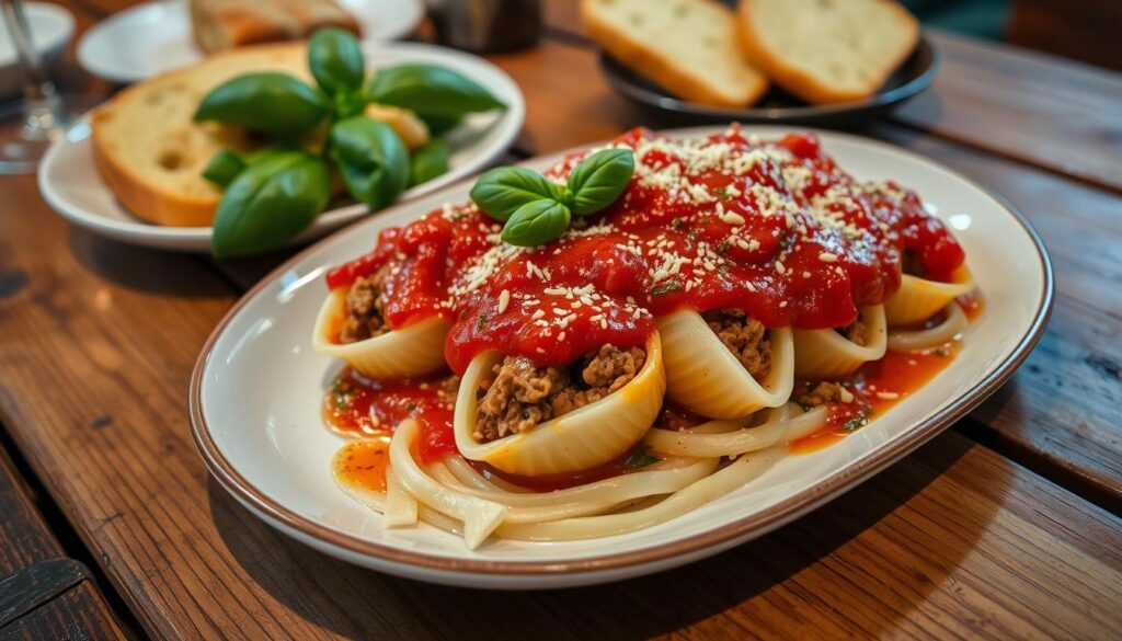 stuffed shells recipe with meat