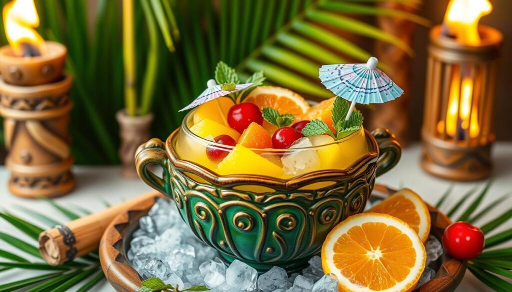 tiki-style beverage