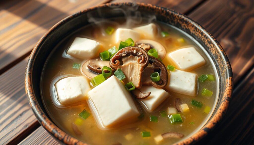 tofu mushroom green onion soup recipe