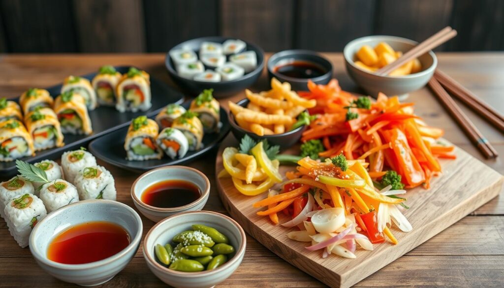 vegan Japanese appetizers