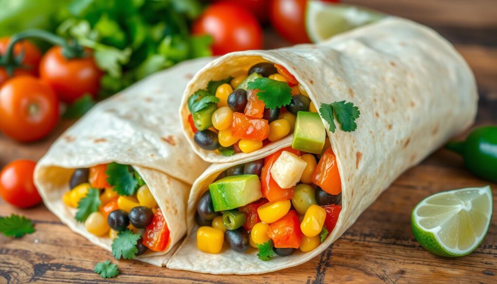 vegetarian burritos