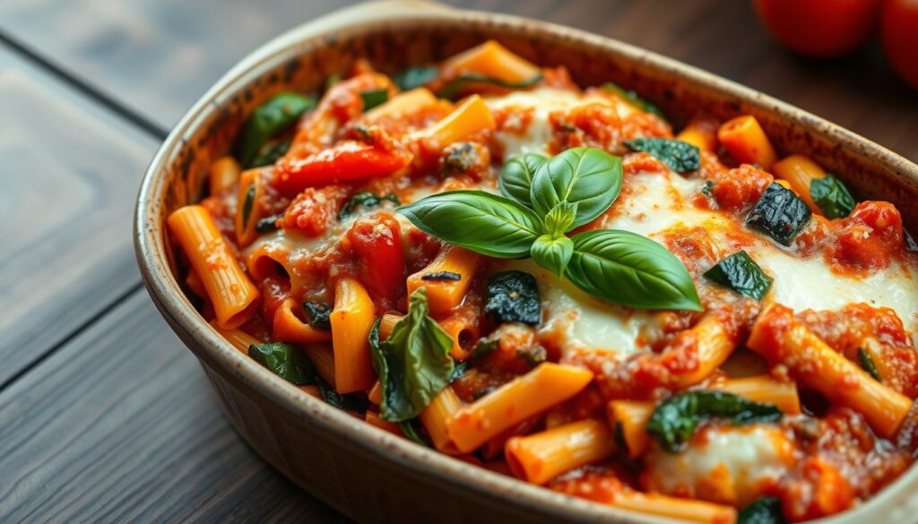 veggie-loaded ziti